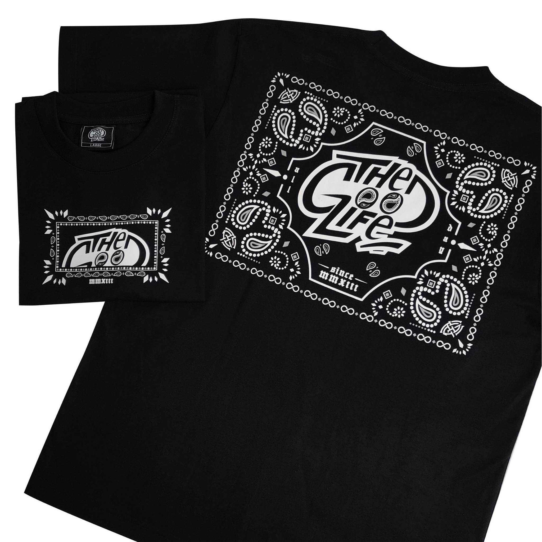PAISLEY (BLACK) T-SHIRT