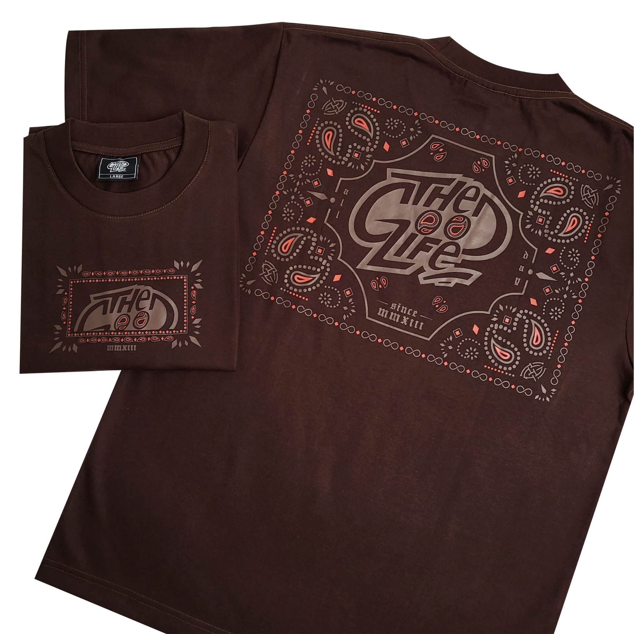 PAISLEY (CHOCO BROWN) T-SHIRT