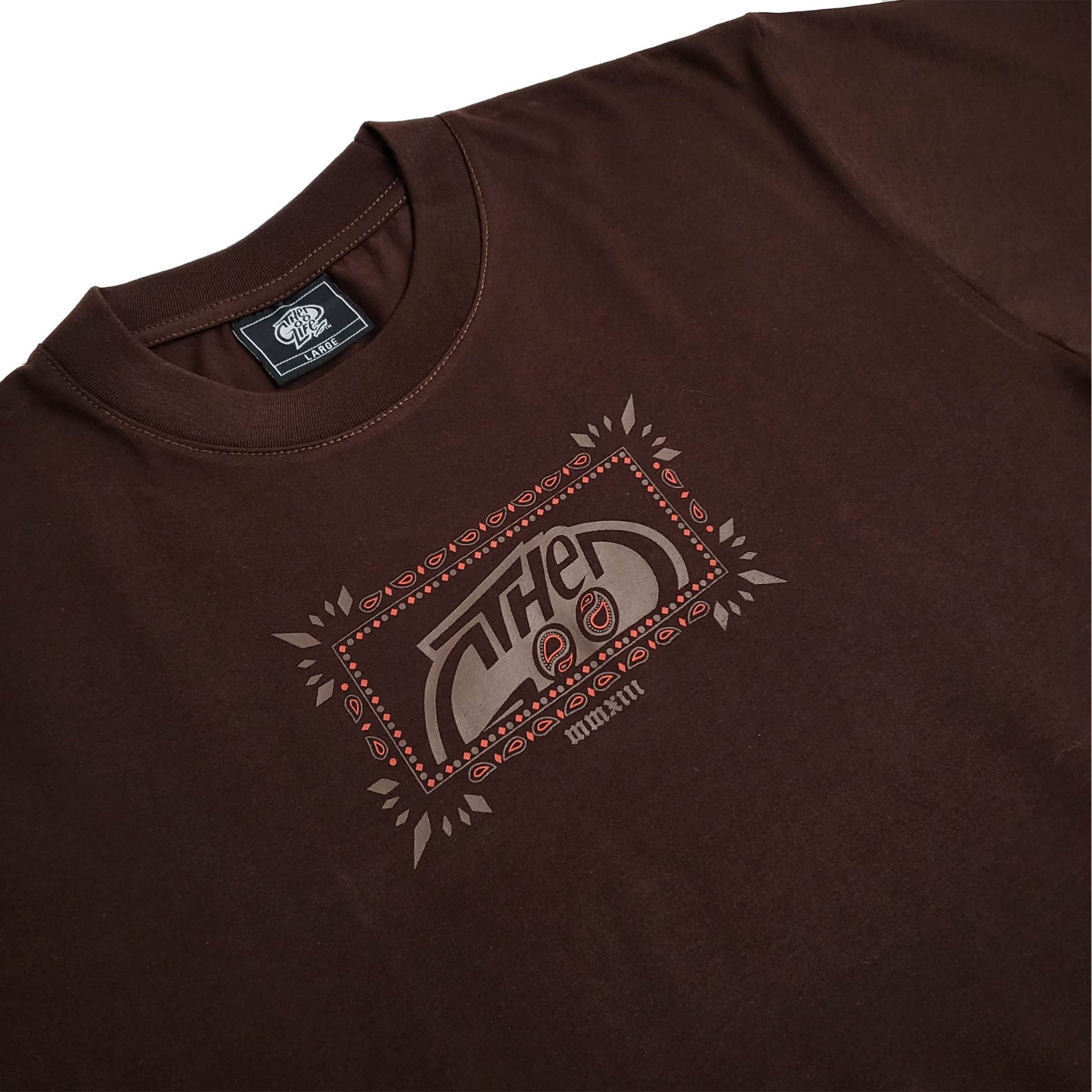 PAISLEY (CHOCO BROWN) T-SHIRT