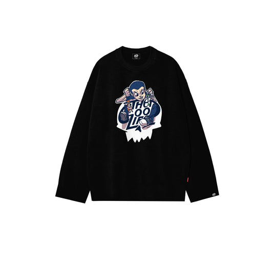 SIDDY (BLACK) - CREWNECK