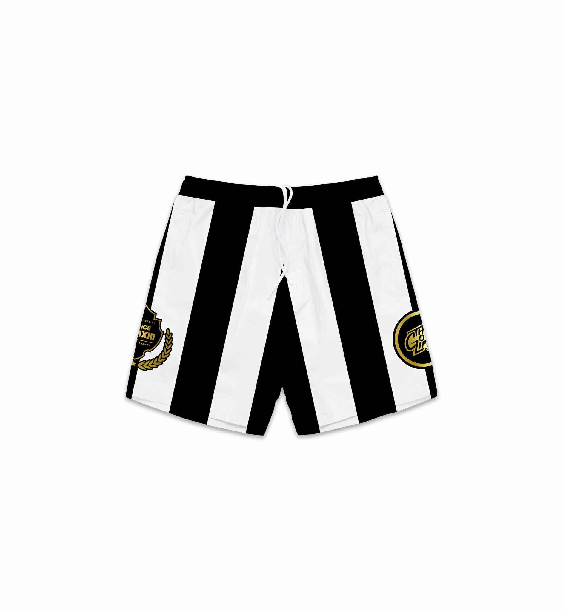 SKYLINE (BLACK) MESH SHORTS