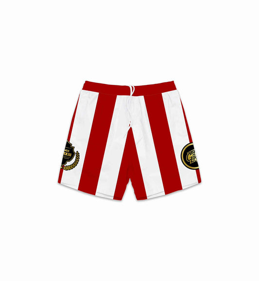 SKYLINE (RED) MESH SHORTS