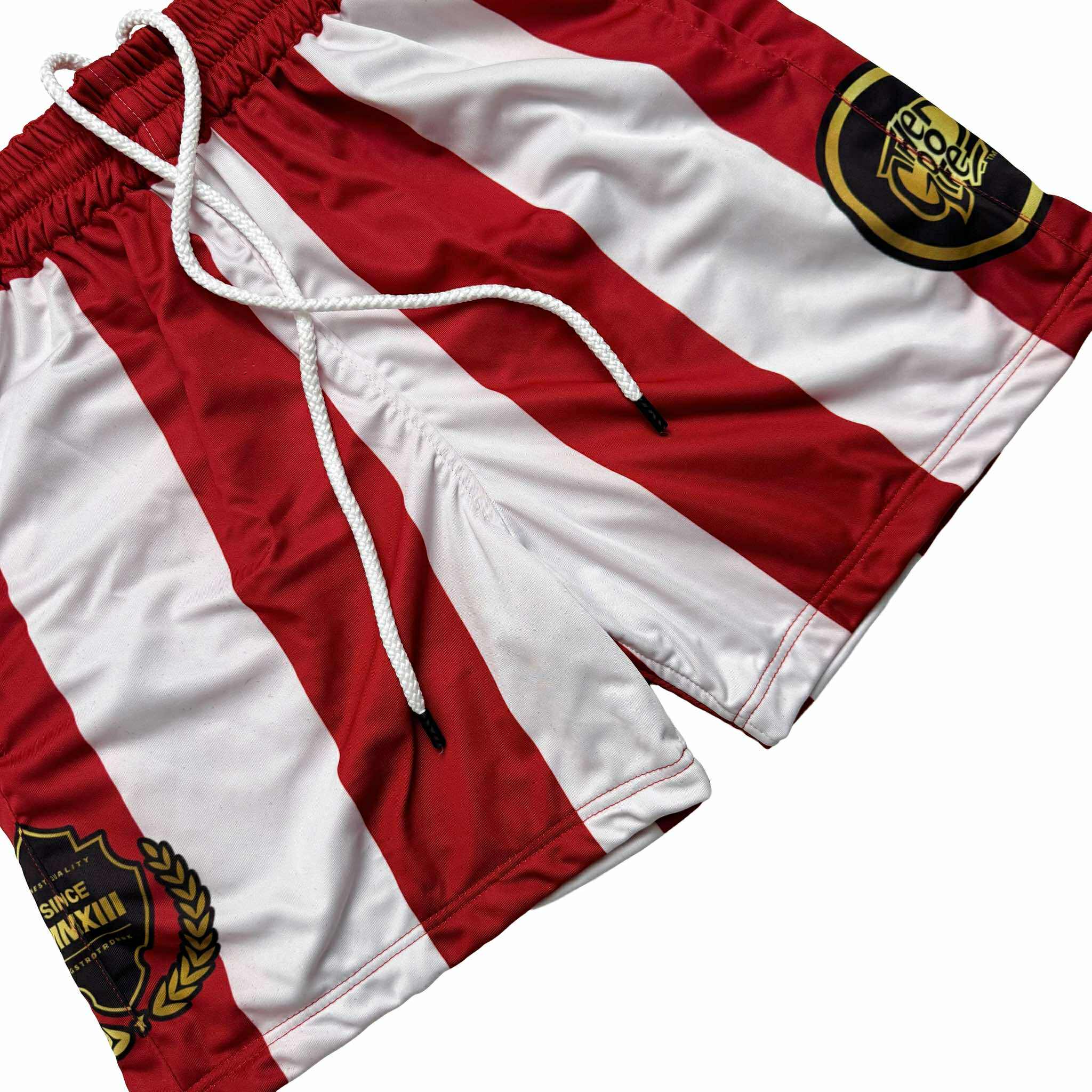SKYLINE (RED) MESH SHORTS