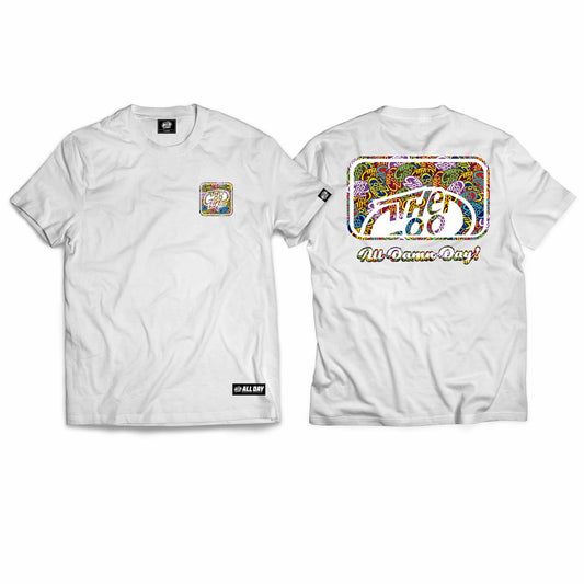 COLORFUL SLAPS (WHITE) T-SHIRT