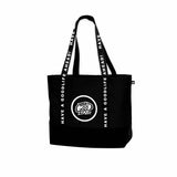 SLOGAN (BLACK) TOTEBAG