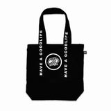 SLOGAN (BLACK) TOTEBAG