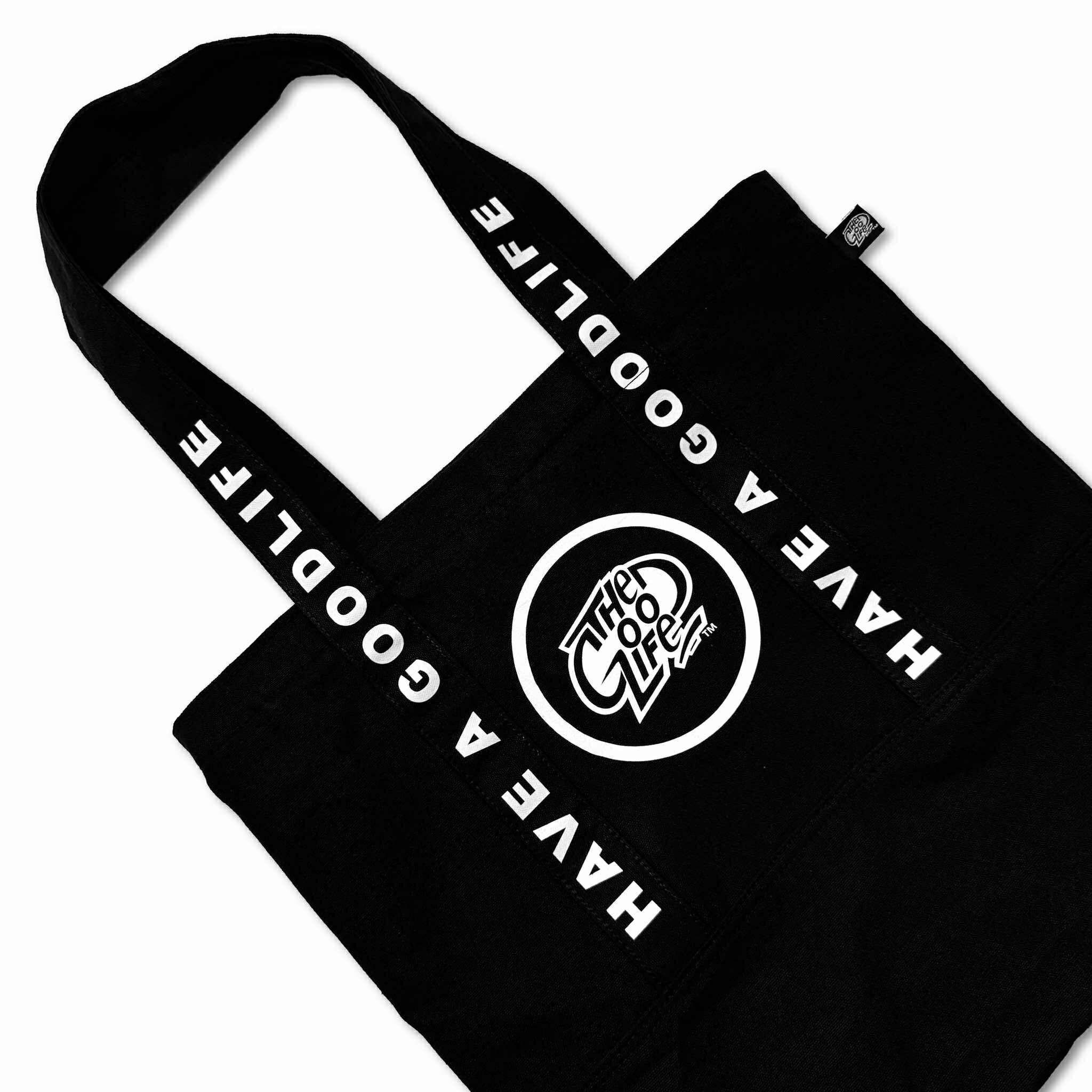 SLOGAN (BLACK) TOTEBAG