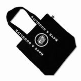 SLOGAN (BLACK) TOTEBAG