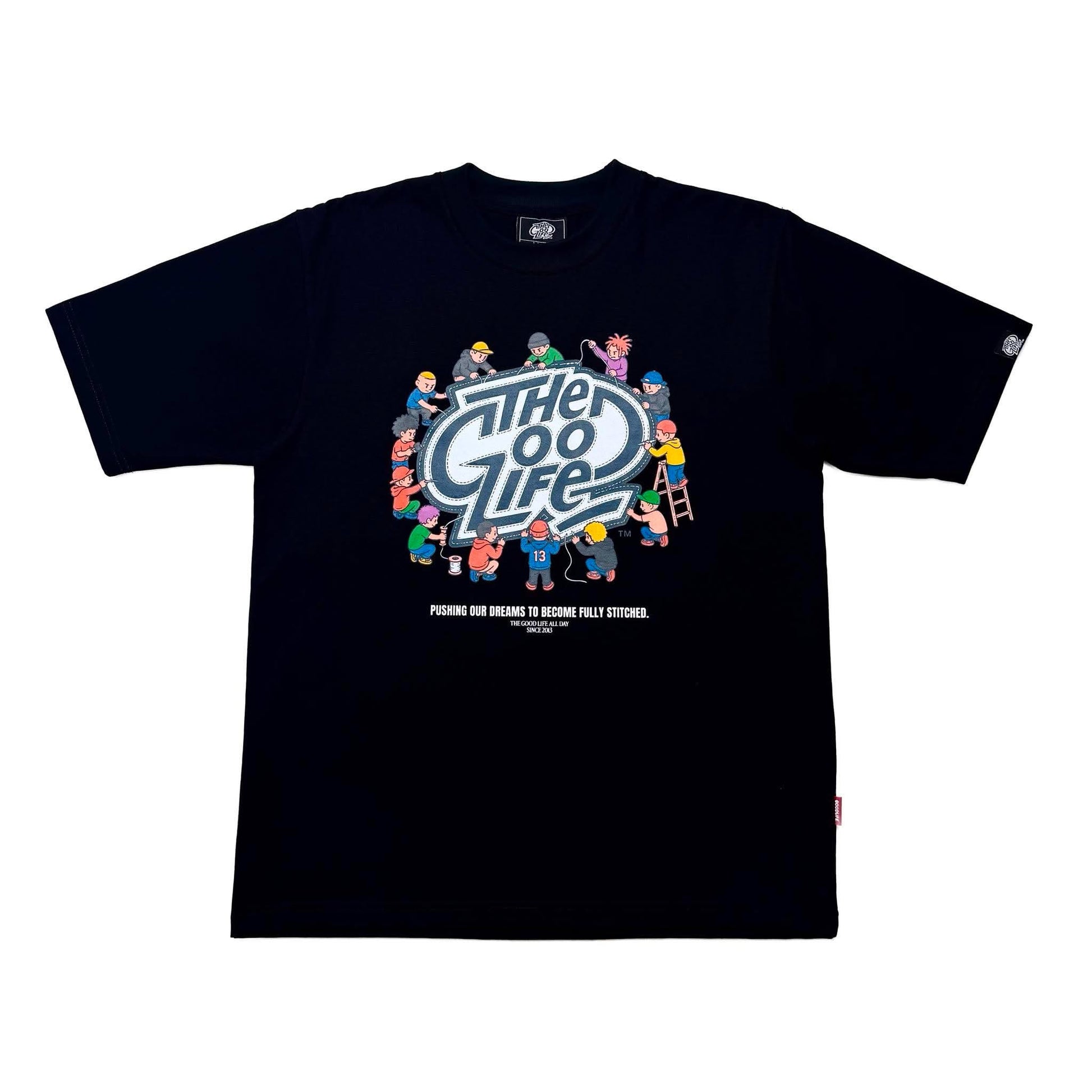 13 STITCHES (BLACK) T-SHIRT