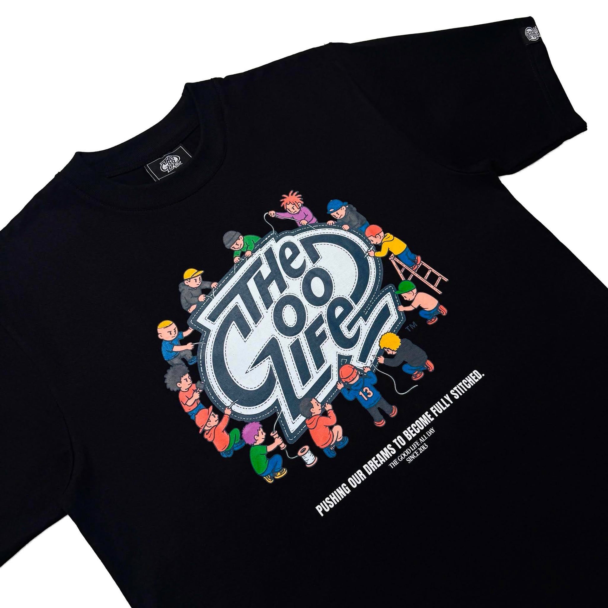 13 STITCHES (BLACK) T-SHIRT