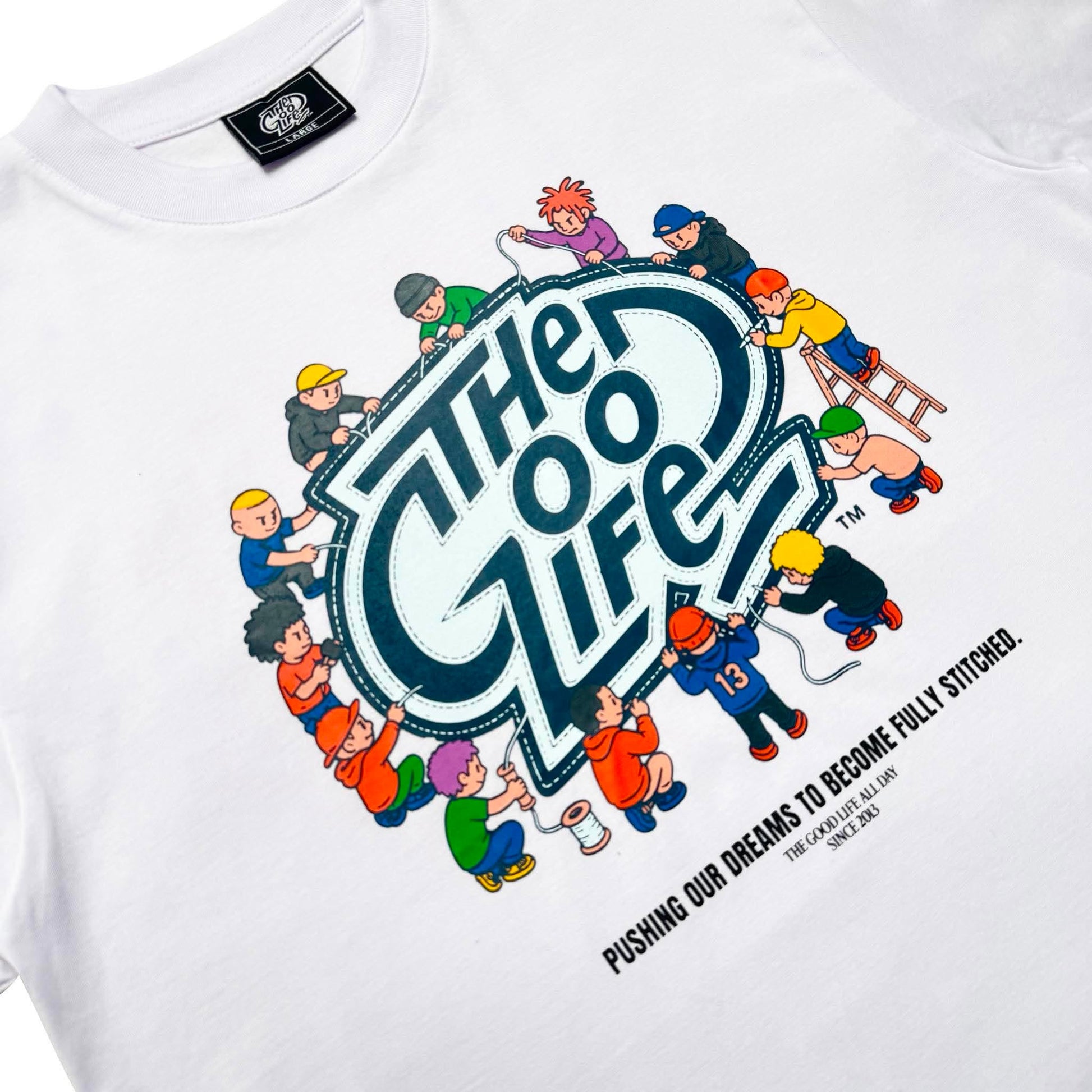 13 STITCHES (WHITE) T-SHIRT