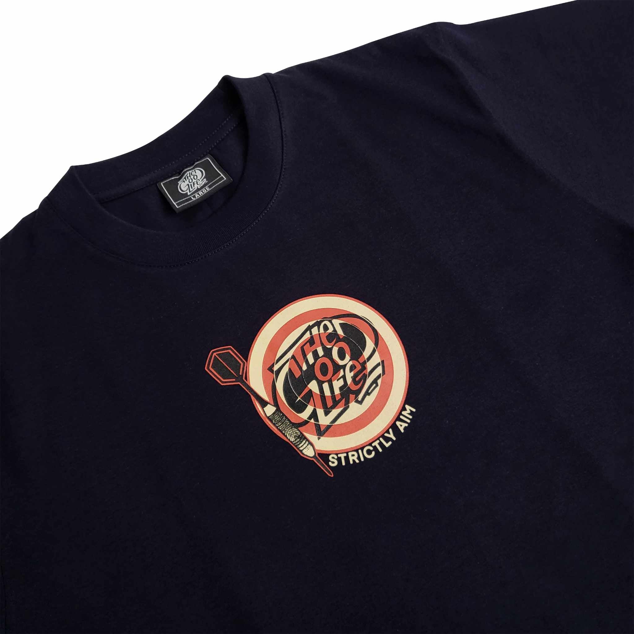 STRICTLY AIM (NAVY BLUE) T-SHIRT