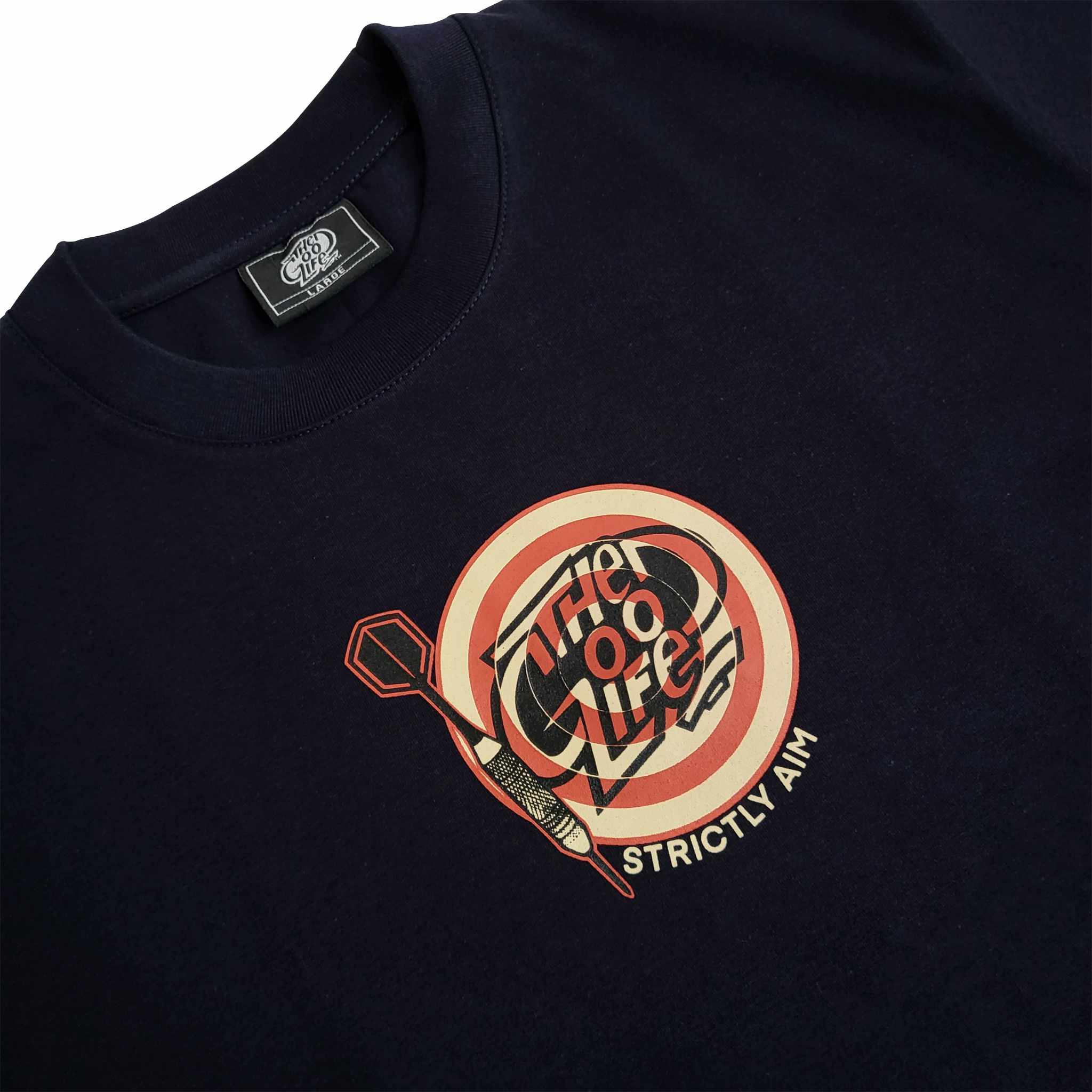 STRICTLY AIM (NAVY BLUE) T-SHIRT