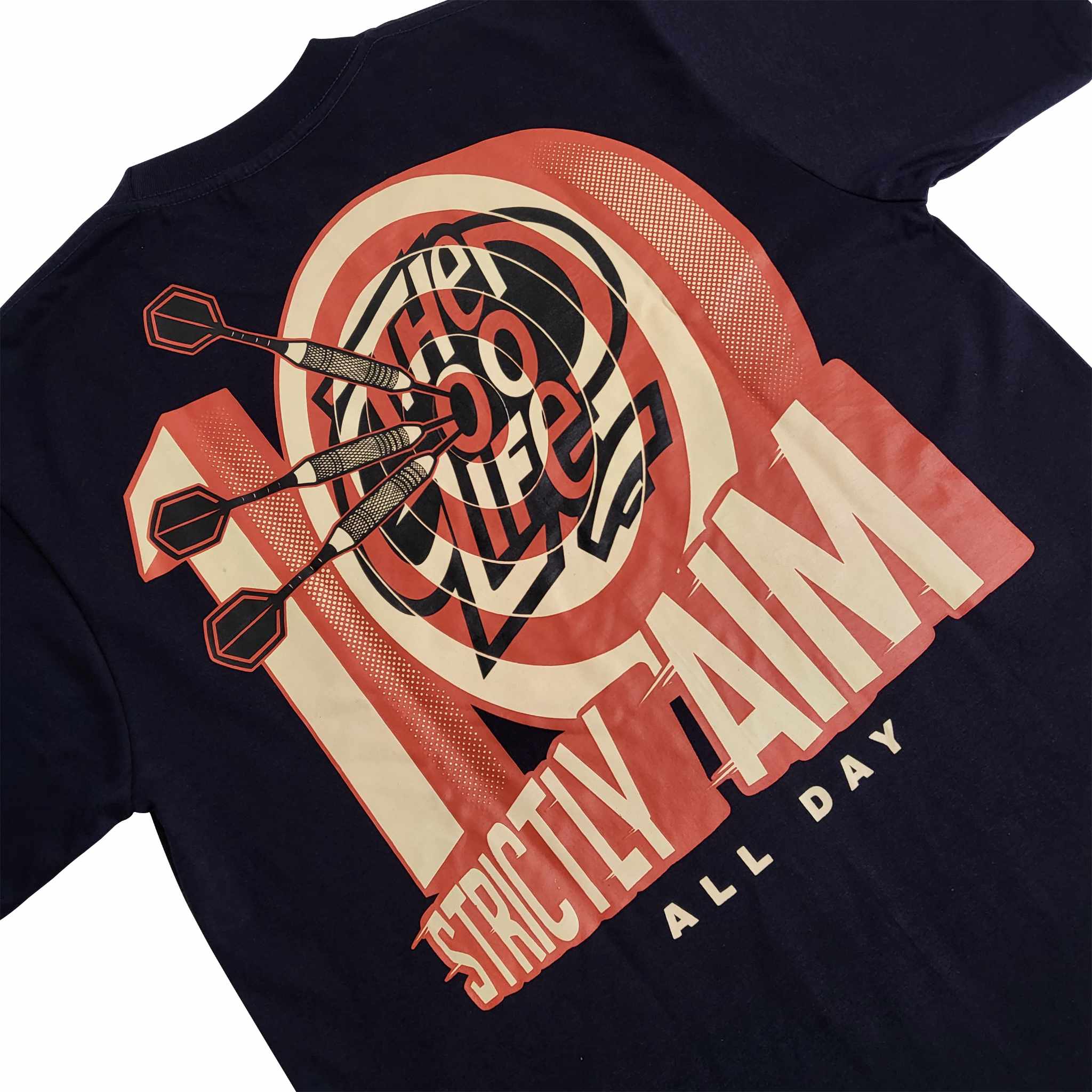 STRICTLY AIM (NAVY BLUE) T-SHIRT