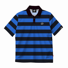 STRIPES (BLACK/BLUE) POLO SHIRT
