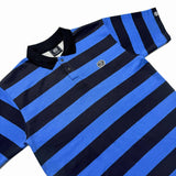 STRIPES (BLACK/BLUE) POLO SHIRT
