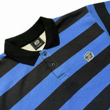 STRIPES (BLACK/BLUE) POLO SHIRT
