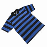 STRIPES (BLACK/BLUE) POLO SHIRT