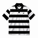 STRIPES (BLACK/WHITE) POLO SHIRT