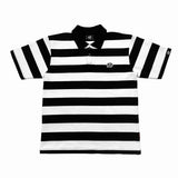STRIPES (BLACK/WHITE) POLO SHIRT