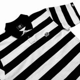 STRIPES (BLACK/WHITE) POLO SHIRT