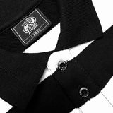STRIPES (BLACK/WHITE) POLO SHIRT