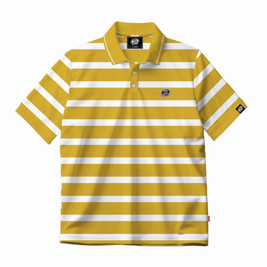 STRIPES (GOLD/WHITE) POLO SHIRT