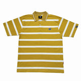 STRIPES (GOLD/WHITE) POLO SHIRT
