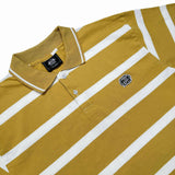 STRIPES (GOLD/WHITE) POLO SHIRT