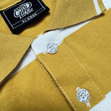 STRIPES (GOLD/WHITE) POLO SHIRT