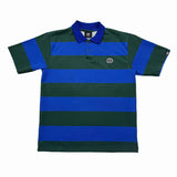 STRIPES (GREEN/BLUE) POLO SHIRT
