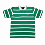 STRIPES (GREEN/WHITE) POLO SHIRT