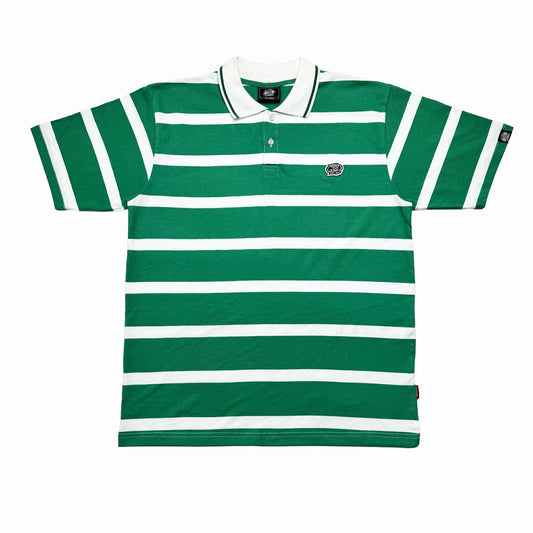 STRIPES (GREEN/WHITE) POLO SHIRT