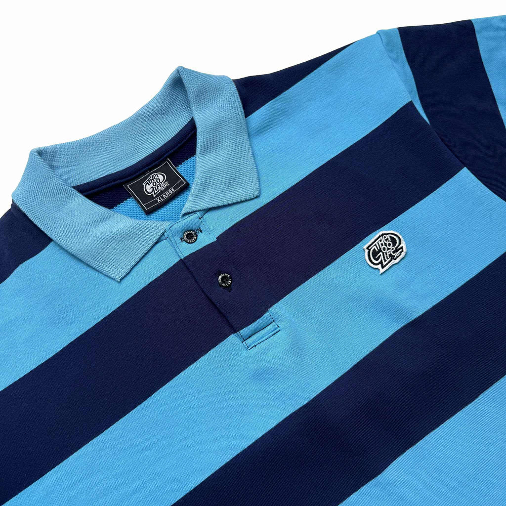 STRIPES (MINT/NAVY) POLO SHIRT
