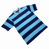 STRIPES (MINT/NAVY) POLO SHIRT