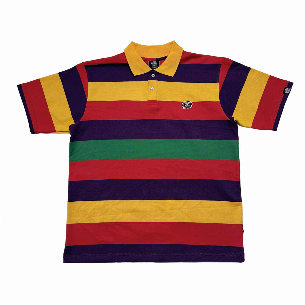 STRIPES (RAINBOW) POLO SHIRT