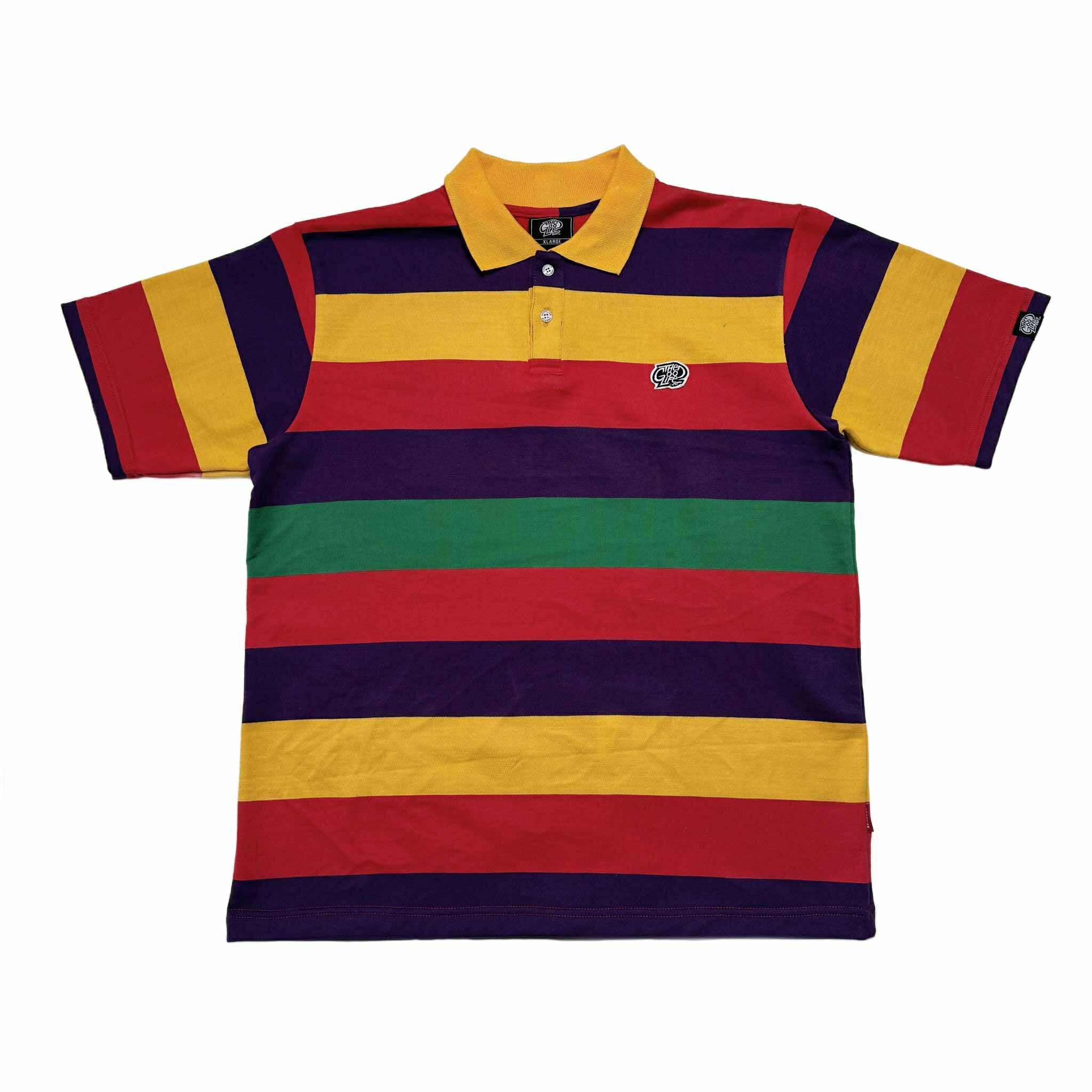 STRIPES (RAINBOW) POLO SHIRT