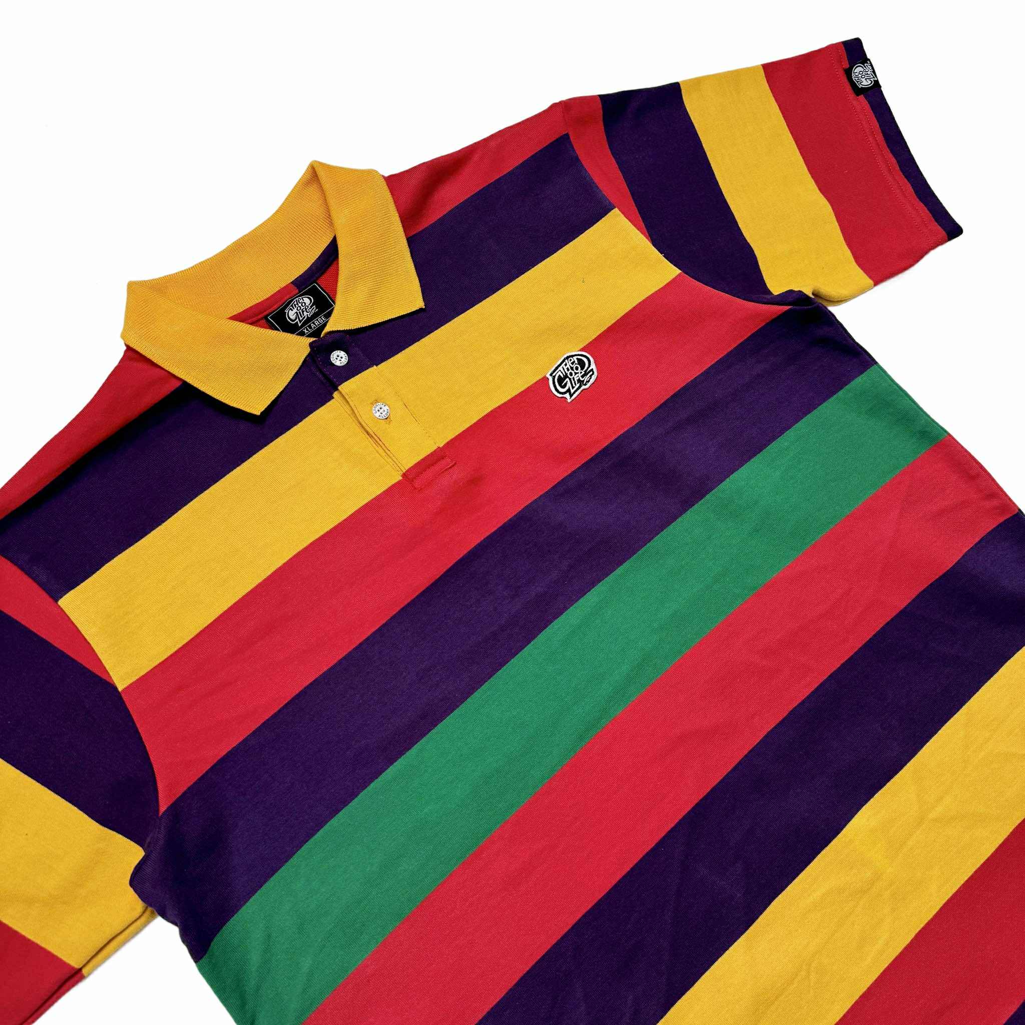 STRIPES (RAINBOW) POLO SHIRT