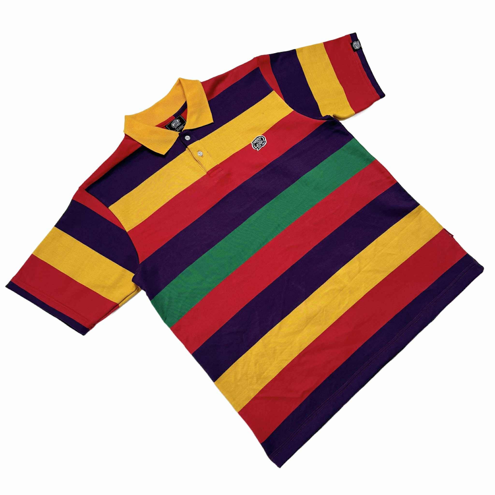 STRIPES (RAINBOW) POLO SHIRT