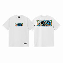 HALF LOGO SKULL SURF (WHITE) T-SHIRT
