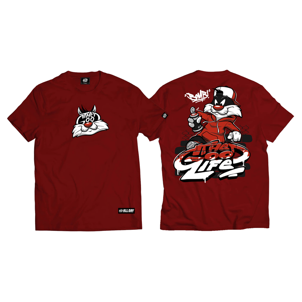 SYLVAIN (RED) TEE - "TUNE SQUAD v1"
