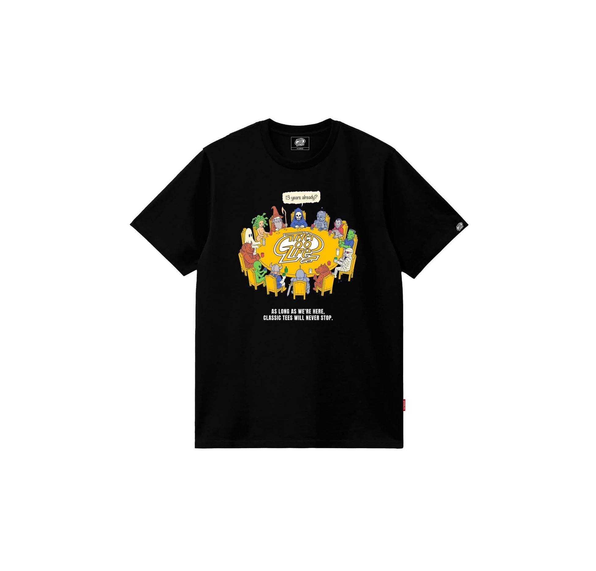 13 TABLES (BLACK) T-SHIRT