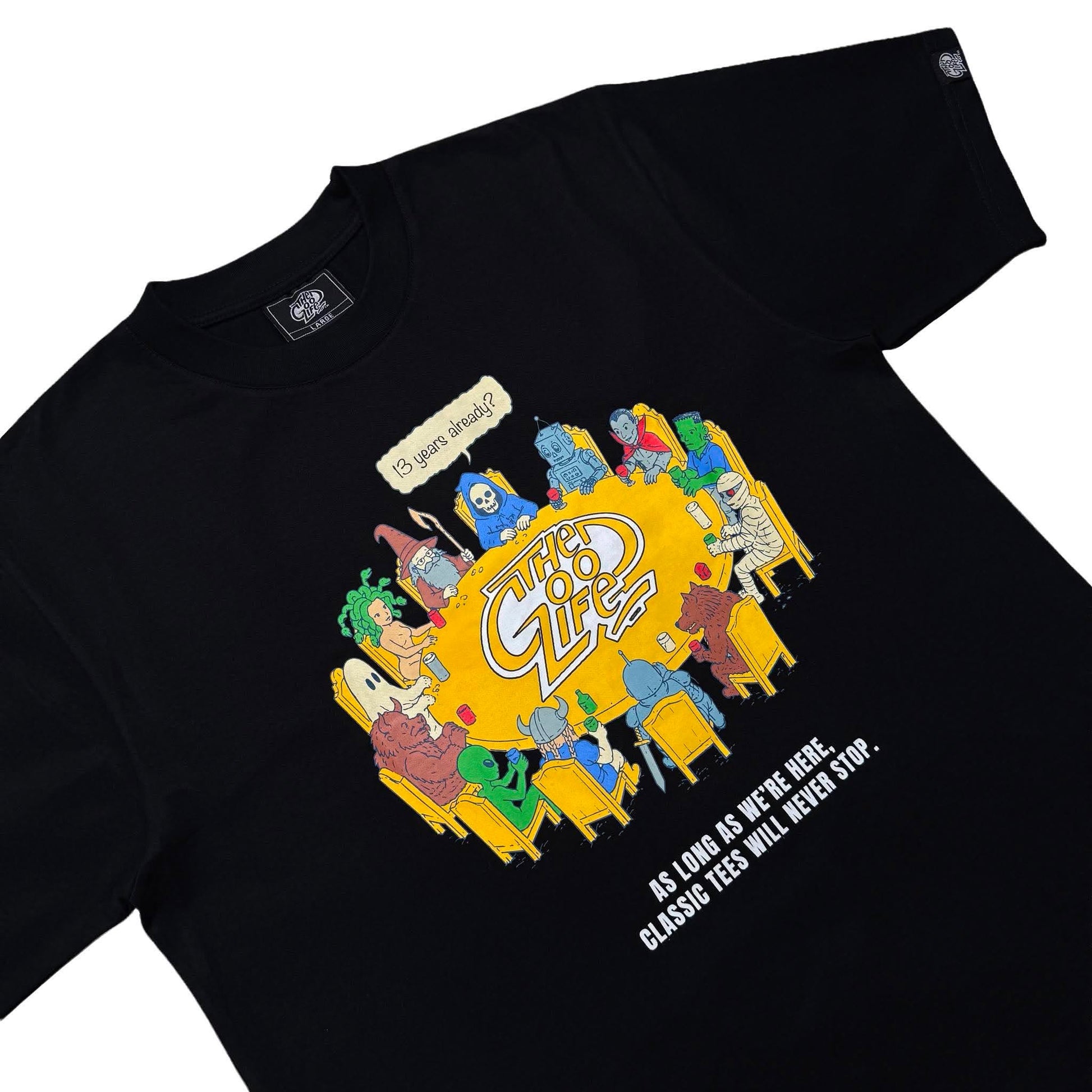 13 TABLES (BLACK) T-SHIRT
