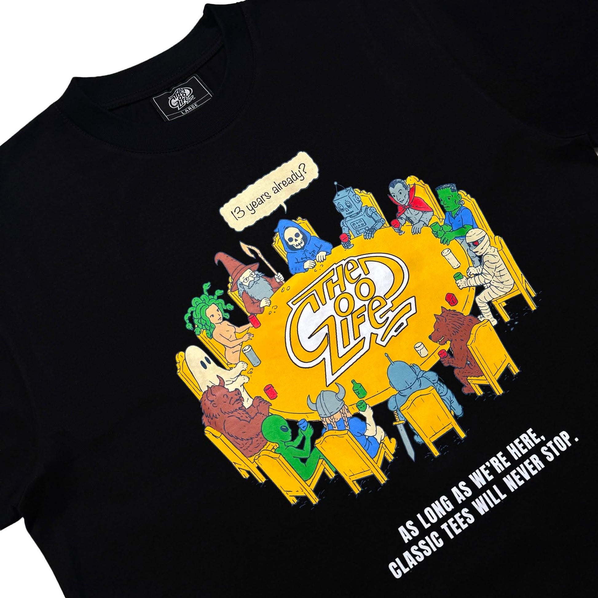 13 TABLES (BLACK) T-SHIRT