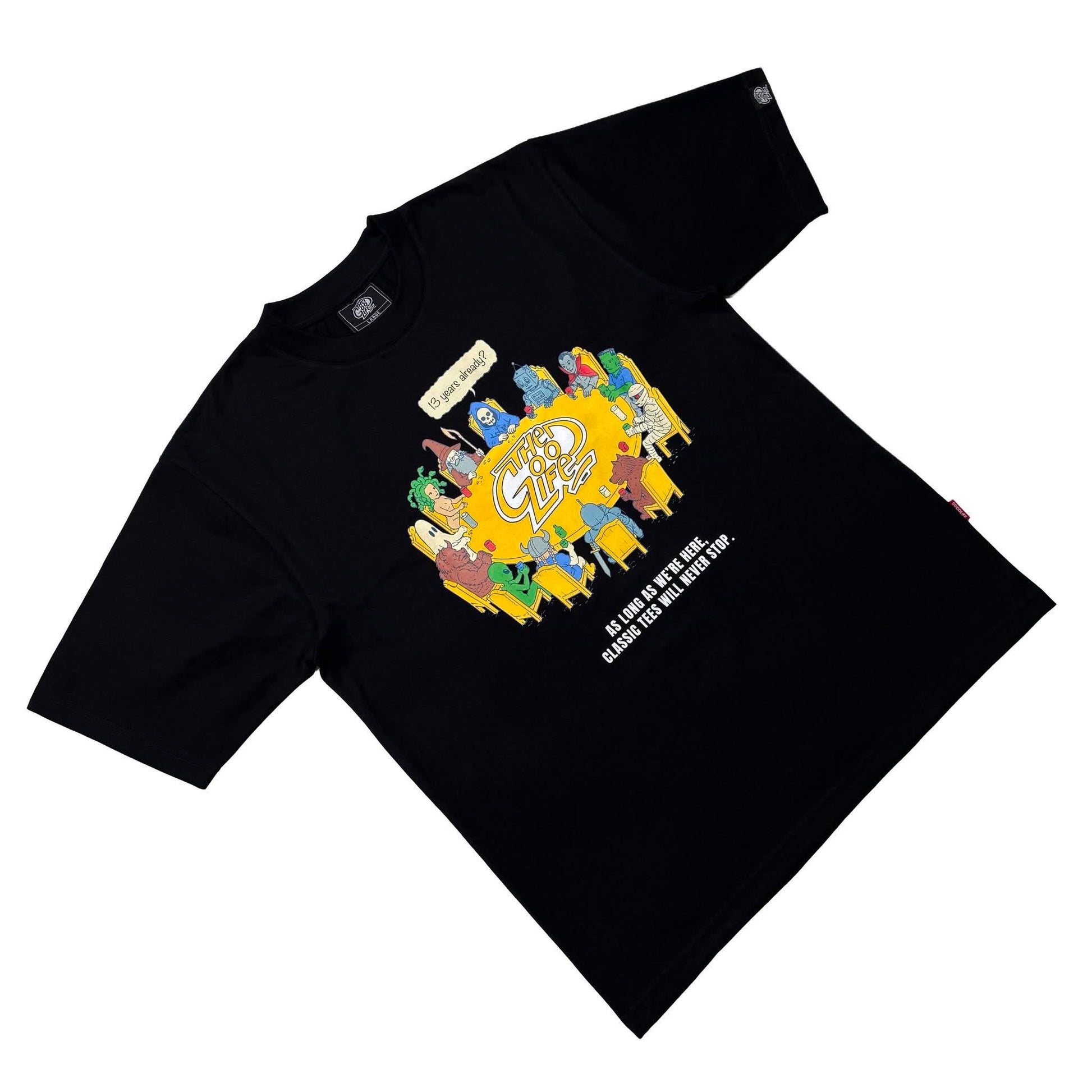 13 TABLES (BLACK) T-SHIRT