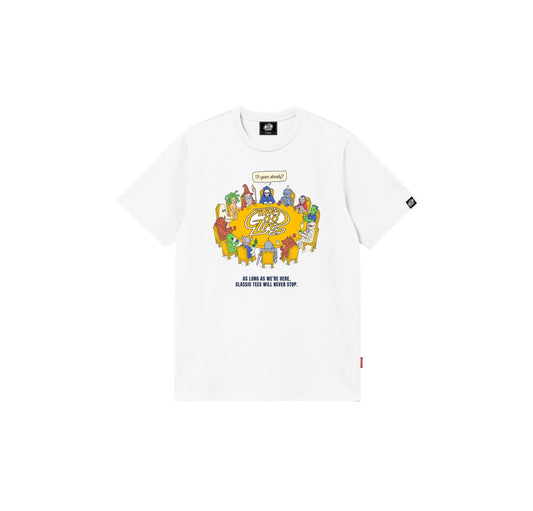 13 TABLES (WHITE) T-SHIRT