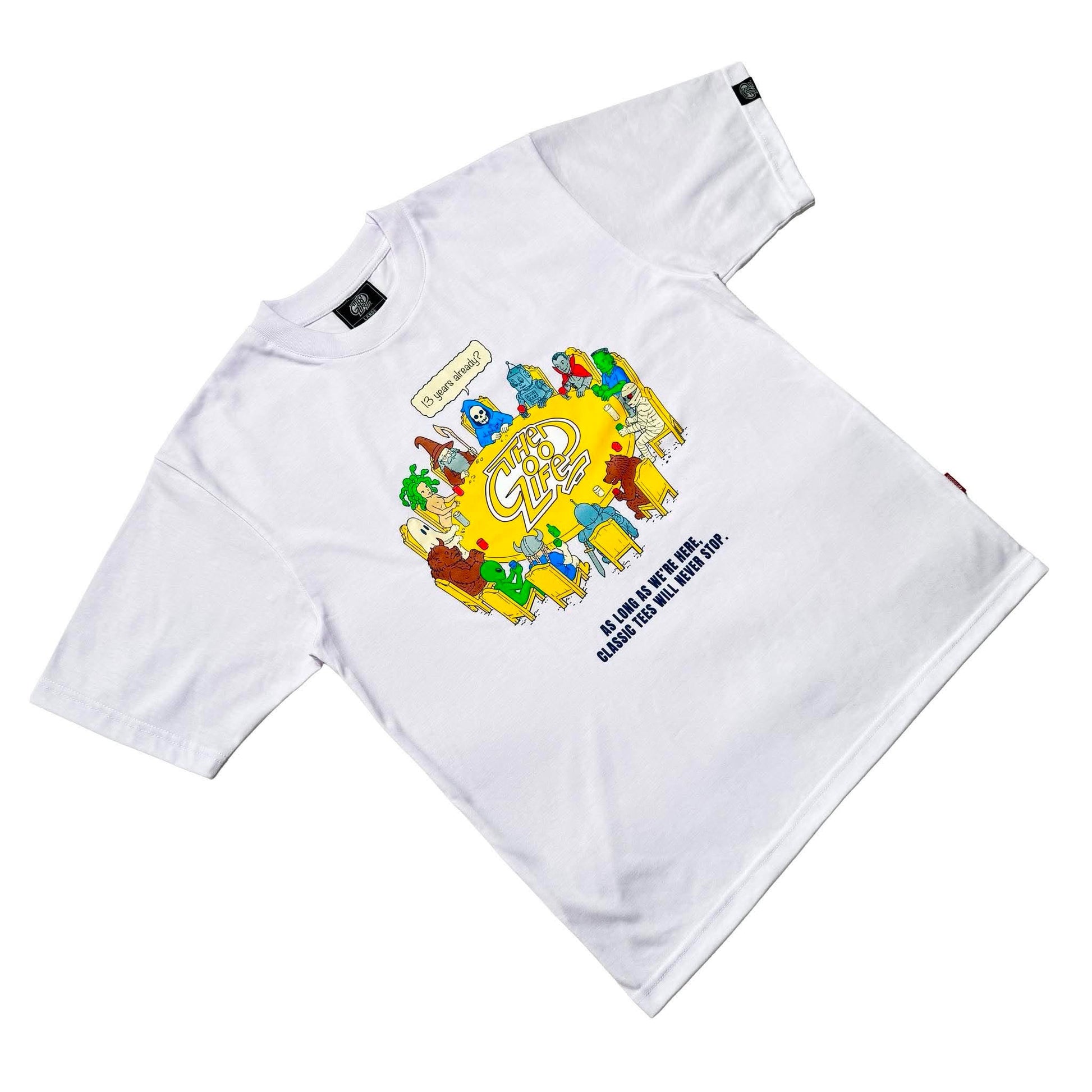 13 TABLES (WHITE) T-SHIRT
