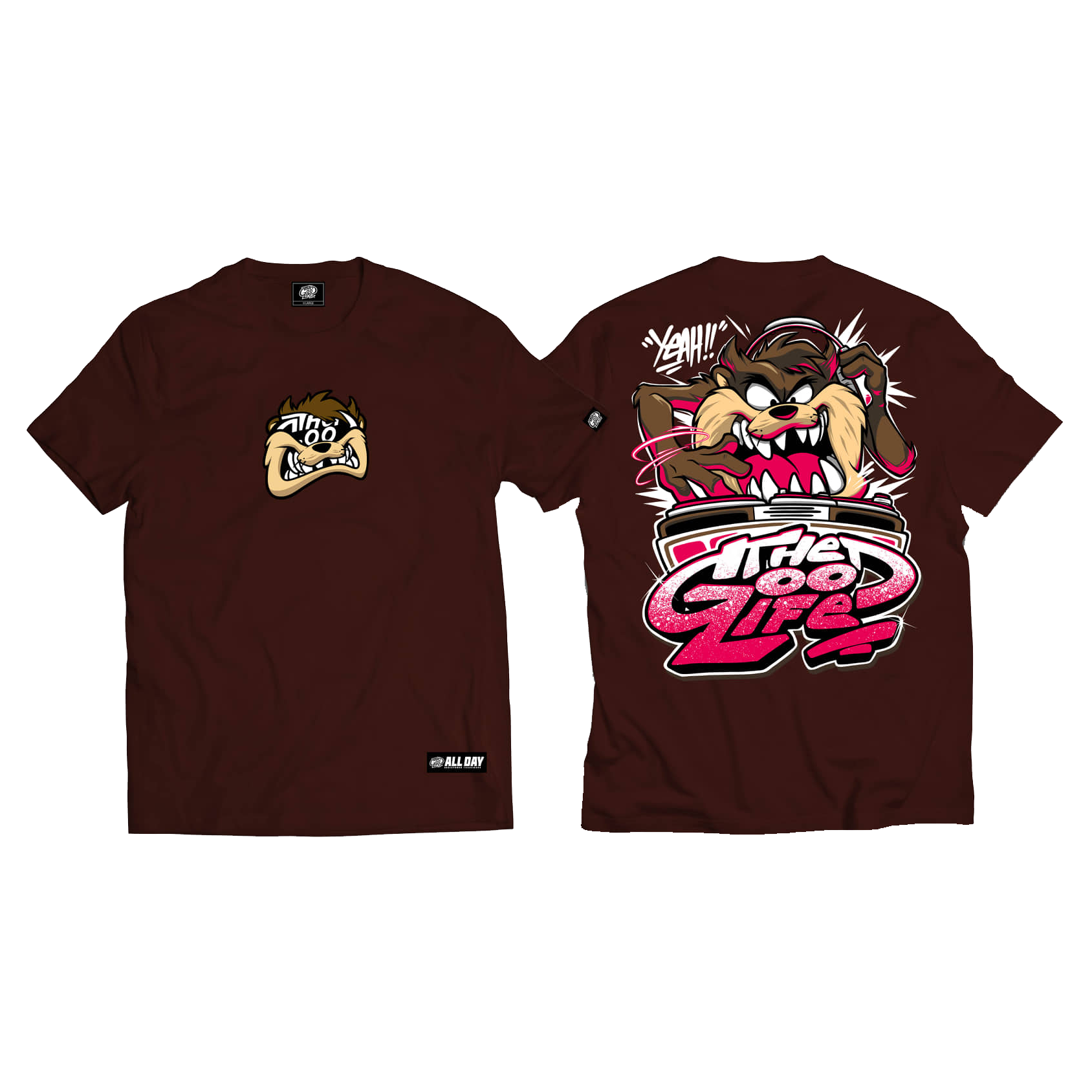 TAZZY (CHOCO BROWN) TEE - "TUNE SQUAD v1"
