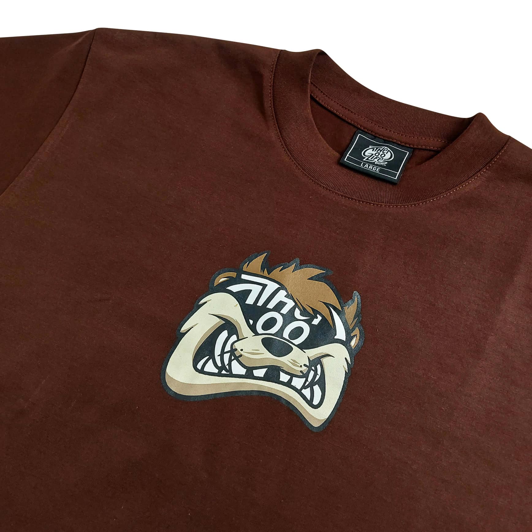 TAZZY (CHOCO BROWN) TEE - "TUNE SQUAD v1"
