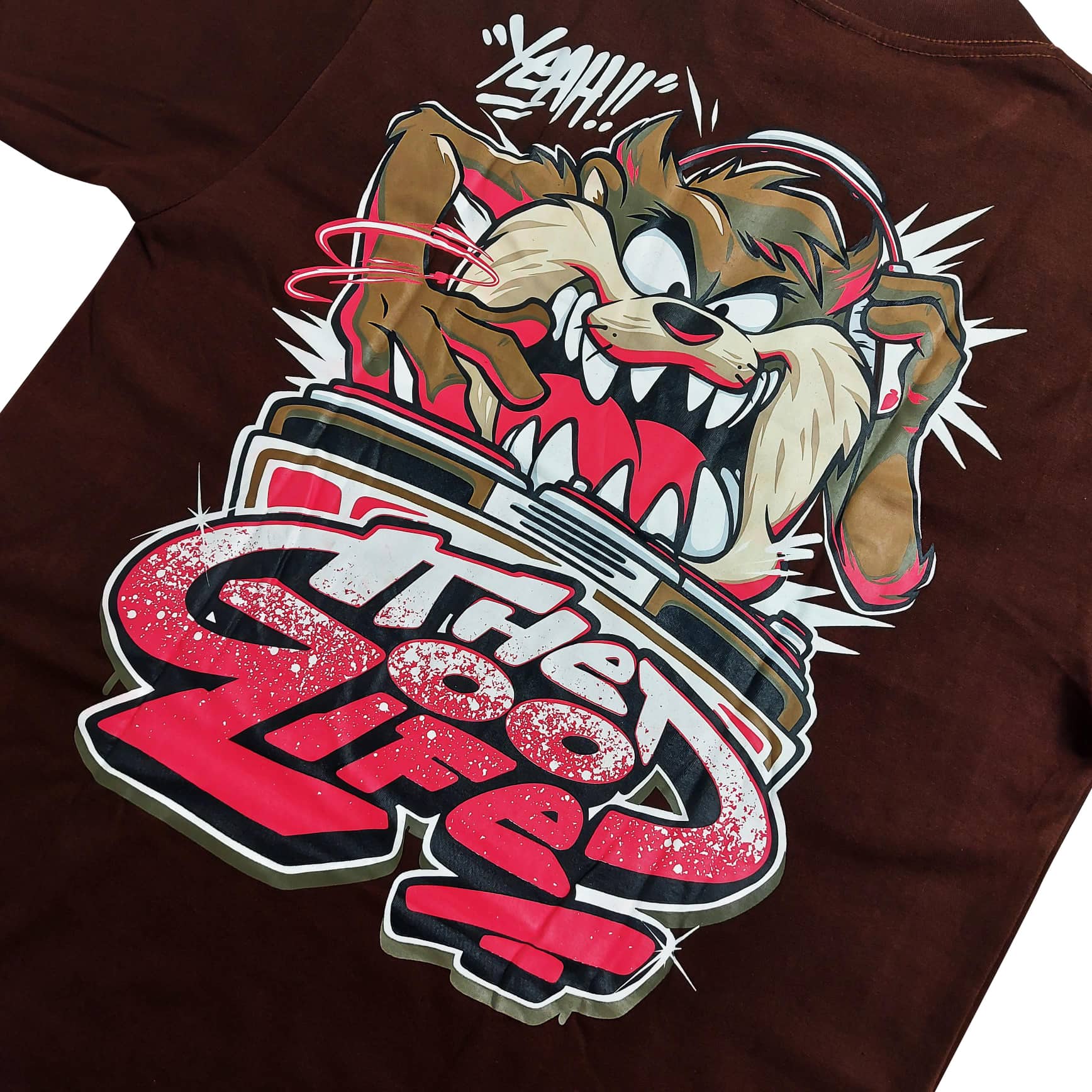 TAZZY (CHOCO BROWN) TEE - "TUNE SQUAD v1"